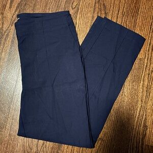 Hilary Radley Navy Blue Straight Leg Trousers